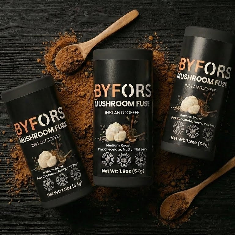 Byfors Mushroom Fuse Coffee lifestyle